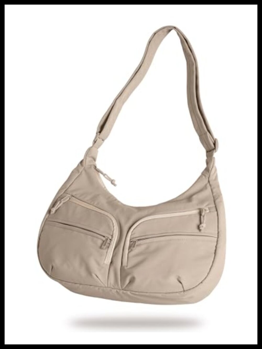Taslan Crossbody Bag RFID Blocking with Bottle Holder